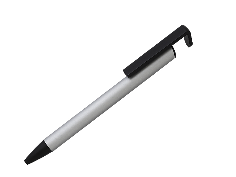 Metalna hemijska olovka sa držačem za mobilni telefon